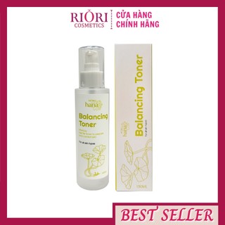 Nước Hoa Hồng RIORI HANA BALANCING TONER 150ml (chai nhựa - mẫu mới)