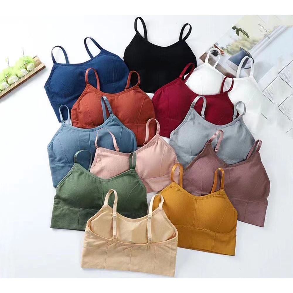 Áo bra nữ thể thao tập gym, yoga thun co giãn giá rẻ nhiều màu sắc trẻ trung - BR13