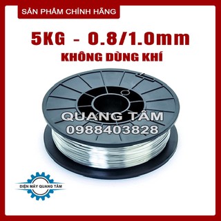 Cuộn Dây Hàn MIG Sắt Lõi Thuốc 5Kg - 0.8 / 1.0mm (Không Dùng Khí) Cho Máy Hàn MIG [Chính Hãng]