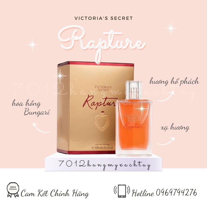 Nước Hoa Victoria Secret Rapture 50ml/ 100ml (Kèm ảnh thật shop chụp)