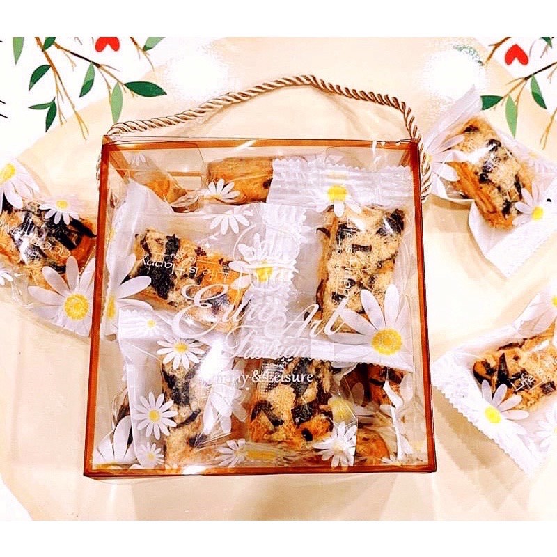 Set Nguyên Liệu Làm Bánh Bông Tuyết Chà Bông Rong Biển/ Kẹo Nougat Trứng Muối - Tặng Công Thức Bất Bại