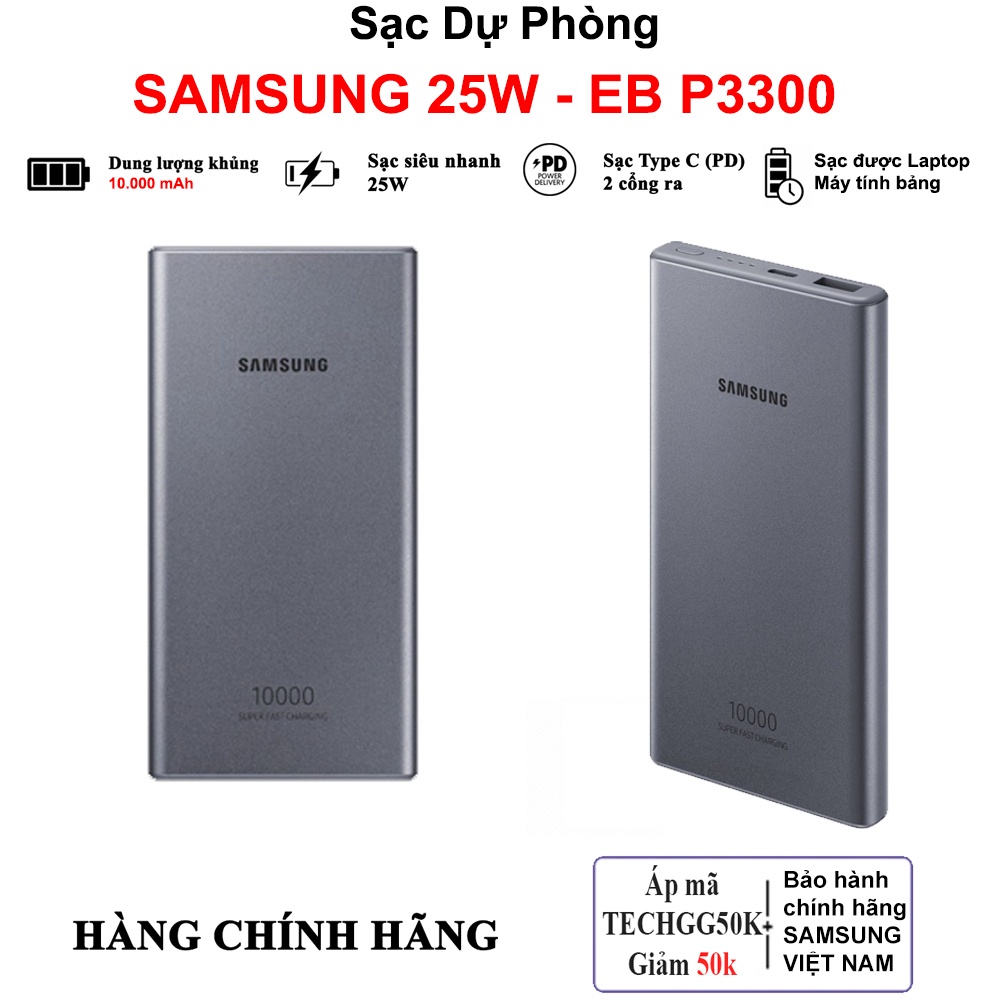 Sạc dự phòng Samsung 25W 10.000 mAh