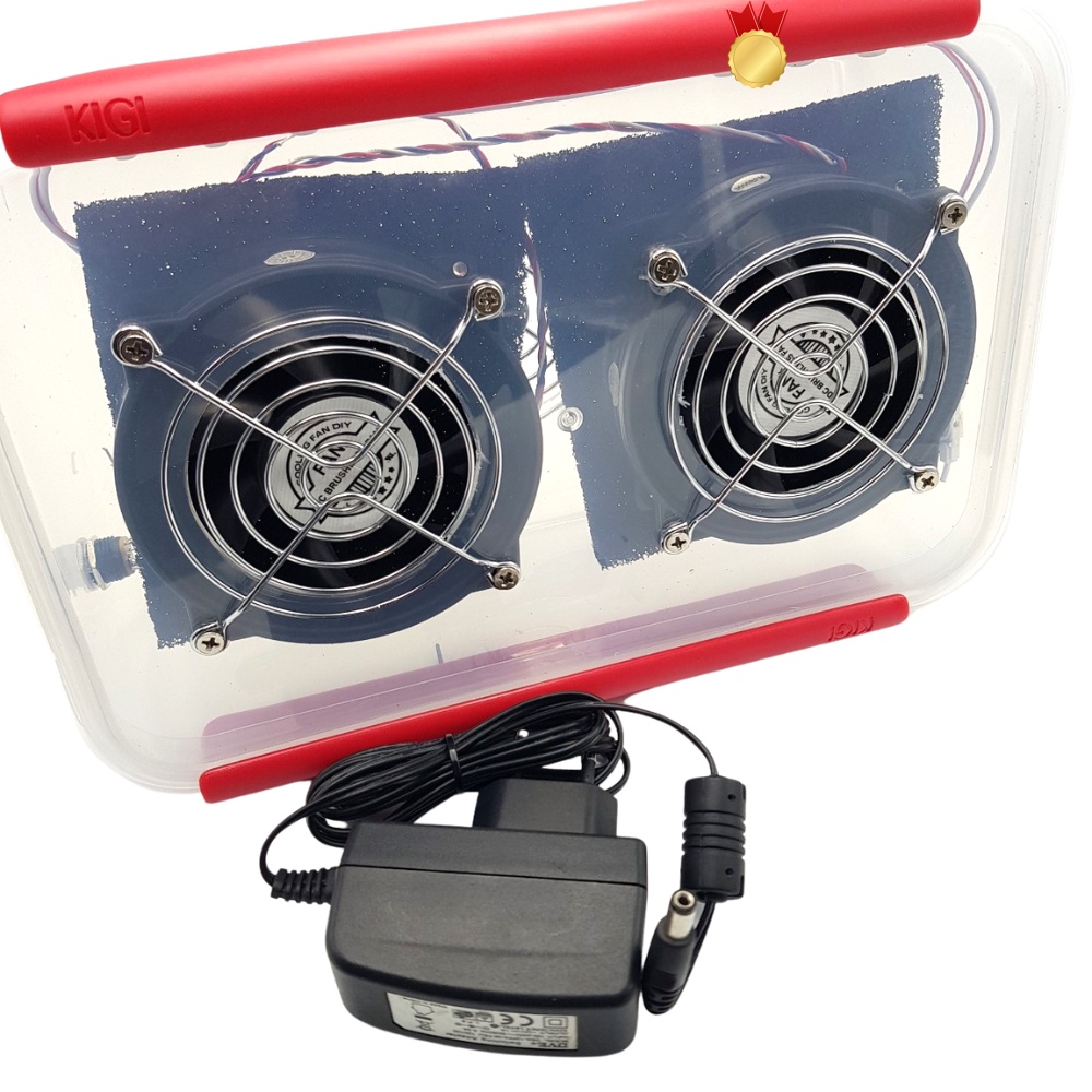 Bộ khử khói hàn điện tử Bộ 2 quạt hút mạnh DIY Hakko493-DIY02 ShopThongMinh