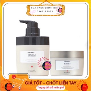 Dầu Hấp Siêu Phục Hồi Goldwell Kerasilk Reconstruct 200ml -500ml - Goldwell Chính Hãng