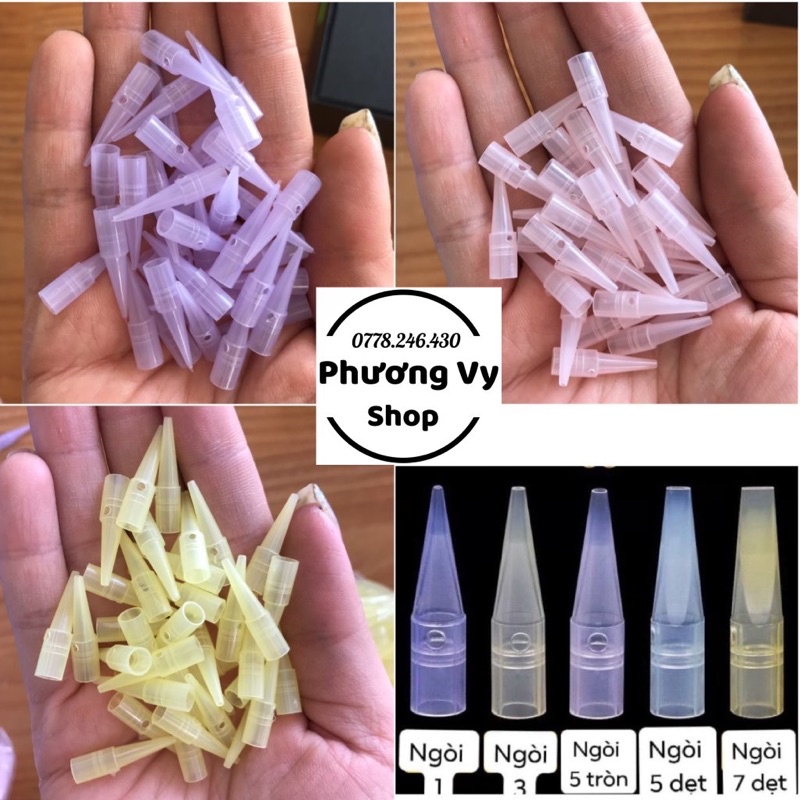 Ngòi lỗ, ngòi nhựa cho máy Giansun, máy phổ thông.