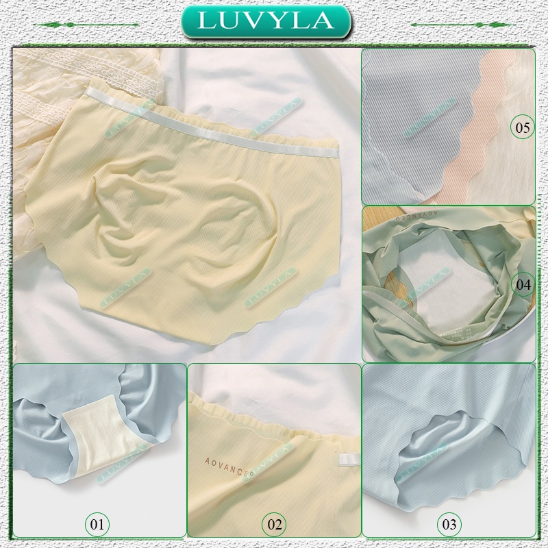 Quần lót nữ su đúc thun lạnh không viền tàng hình kháng khuẩn LUVYLA QLS09