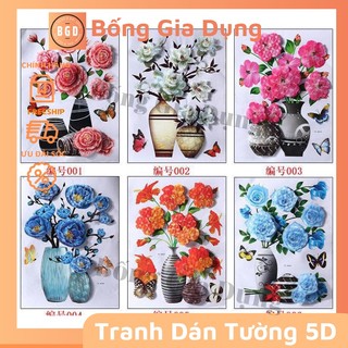 Tranh dán tường, dán kính 5d dán kính tiện dụng