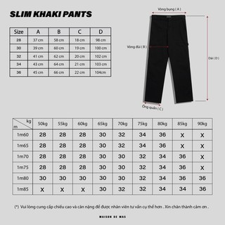 Quần Slim Khaki With Pocket - Sand