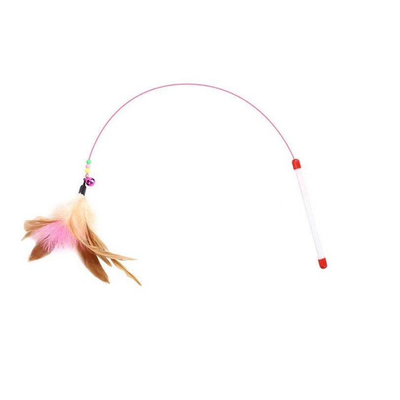 LÔNG GÀ/LÔNG VŨ THAY CẦN CÂU CHO MÈO