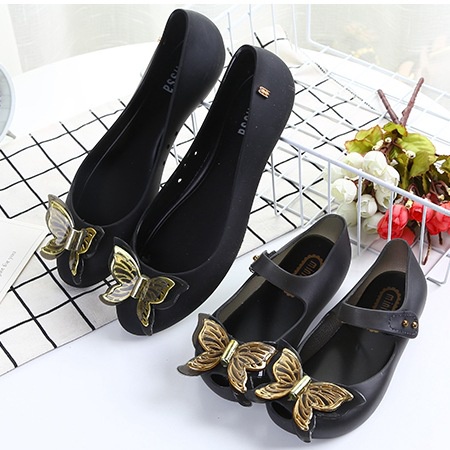 Giày Sandal Đính Nơ Xinh Xắn Cho Mẹ Và Bé