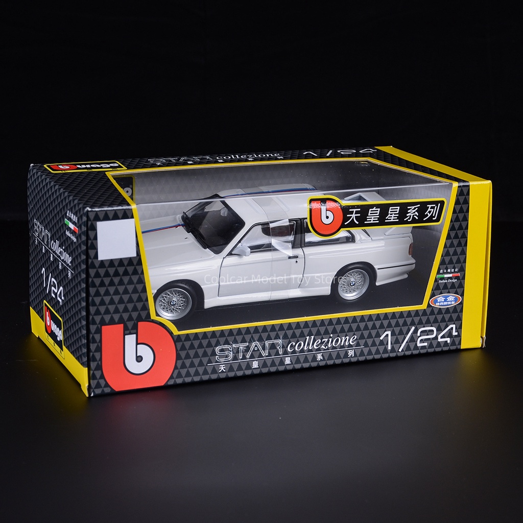 Bburago Mô Hình Xe Hơi Thể Thao 1988 BMW M3  Tỉ Lệ 1: 24