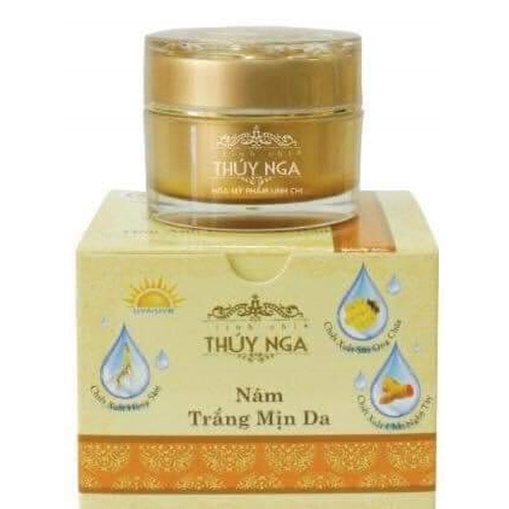 Kem Linh Chi Thúy Nga nám, trắng mịn 8g( hộp vàng)