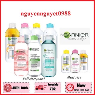 Tẩy Trang Garnier Solution Micellaire 400ml Chính Hãng
