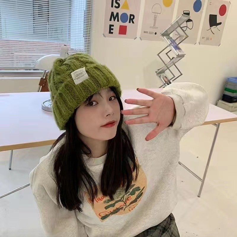 Mũ len vặn thừng siêu ấm phong cách ulzzang unisex giá rẻ nhiều màu - Nalita shop