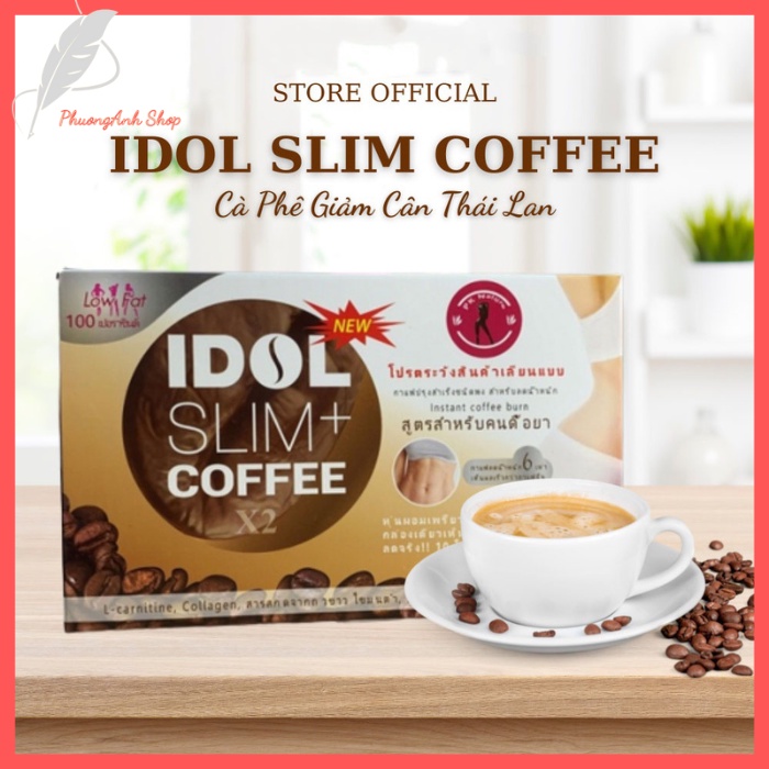 Cà Phê Giảm Cân Idol Slim Coffee Thái lan, Giảm Mạnh, Giảm 3-5kg tùy theo cơ địa , có giá sỉ