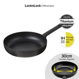 Chảo rán soma lock&lock 30cm - màu đen - lmh1303ih