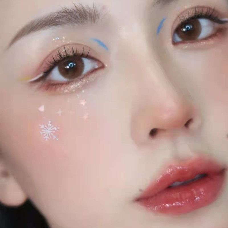 Miếng Dán Mắt Lấp Lánh Trang Điểm Giáng Sinh