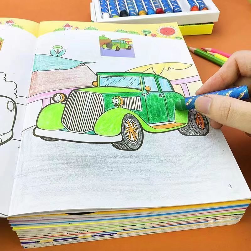 Sách Tô Màu Hình Xe Hơi Graffiti Cho Học Sinh Tiểu Học 3-6 - 8-10 Tuổi 11 / 7