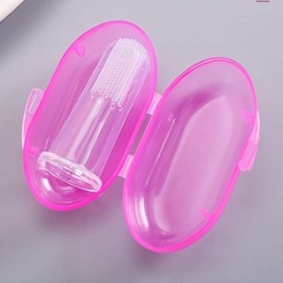 Dụng cụ Rơ lưỡi vệ sinh răng miệng cho bé (tưa lưỡi silicon) - an toàn cho bé