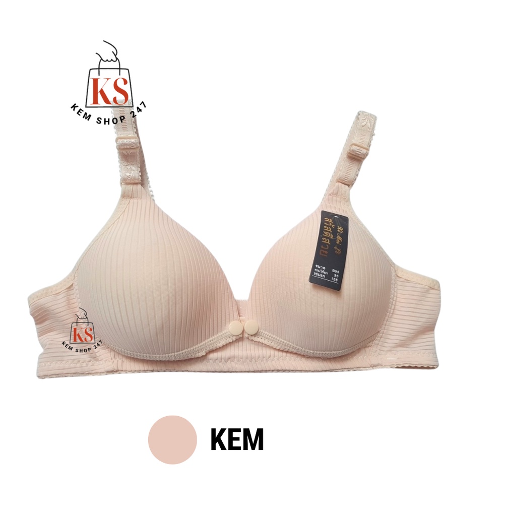 Áo ngực bà bầu, Áo lót cho con bú và sau sinh không gọng chống chảy xệ chất cotton mềm mát