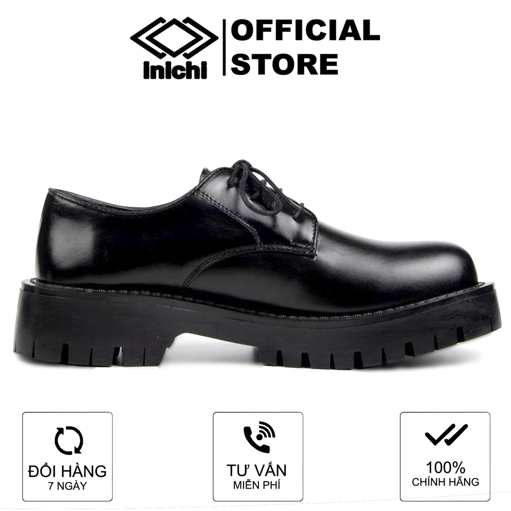 Chunky Derby da nam thời trang INICHI G1112 đế cao 4,5cm