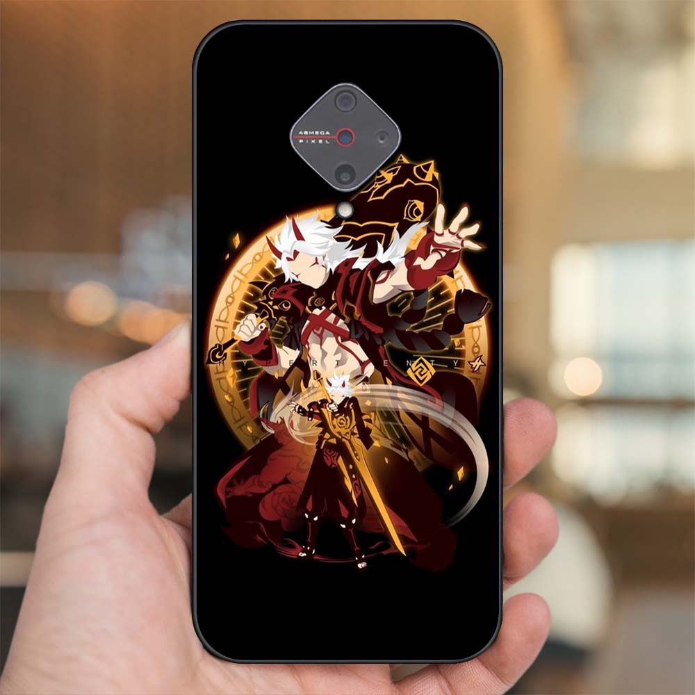 Ốp lưng Vivo S1 Pro viền đen in hình Arataki Itto Genshin Impact