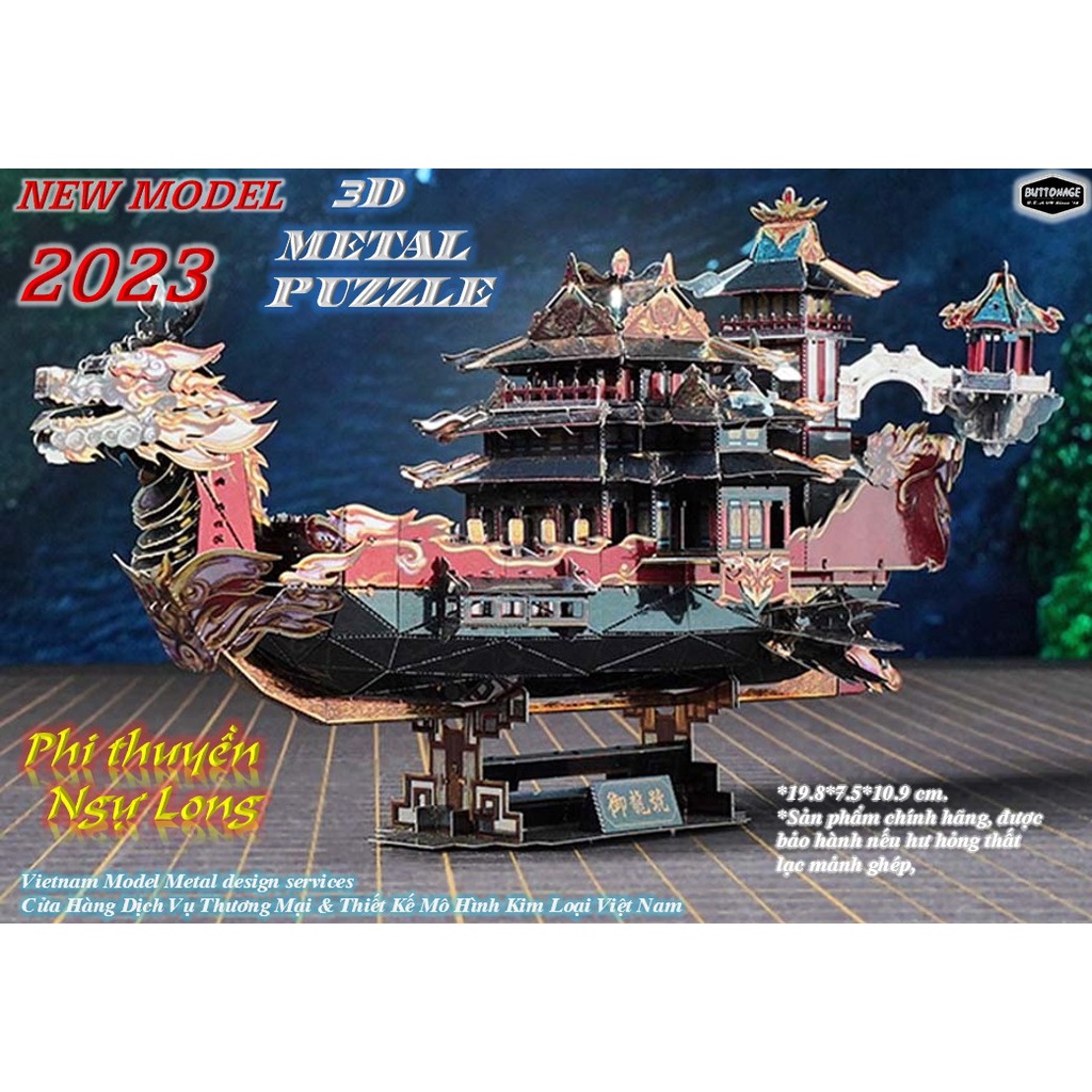 Mô Hình Lắp Ráp 3d Seri Phi Thuyền Tiên Cảnh