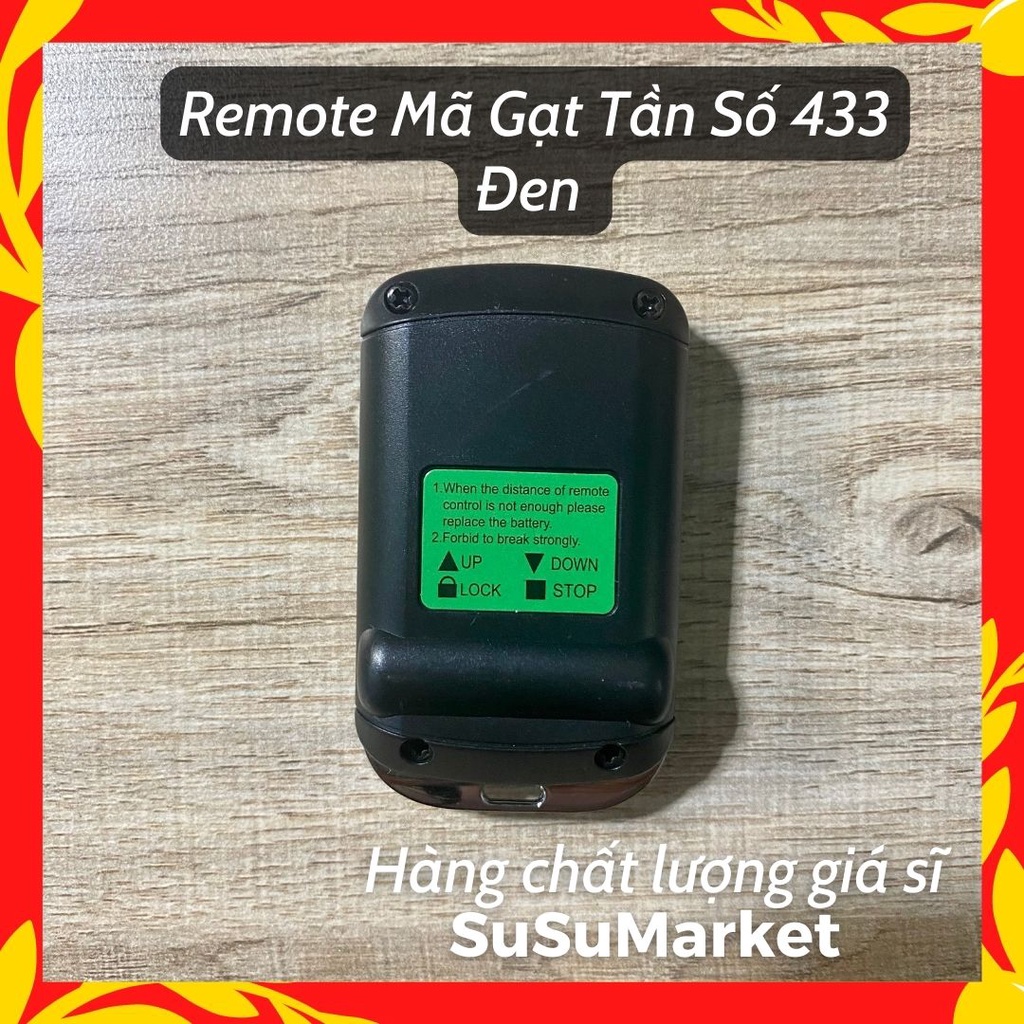 Remote cửa cuốn MÃ GẠT 433Mhz | Mạch chuẩn Loại 1| Kháng nước sóng xa |