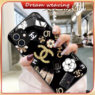 Ốp Điện Thoại Mặt Kính Chống Rơi Cho Iphone 7 / 7plus / 8 / 8plus / x / xs / se / xr / 11 / 12 / 13 / 14 / pro / max
