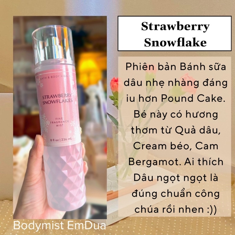 Xịt Thơm Toàn Thân - STRAWBERRY SNOWFLAKE