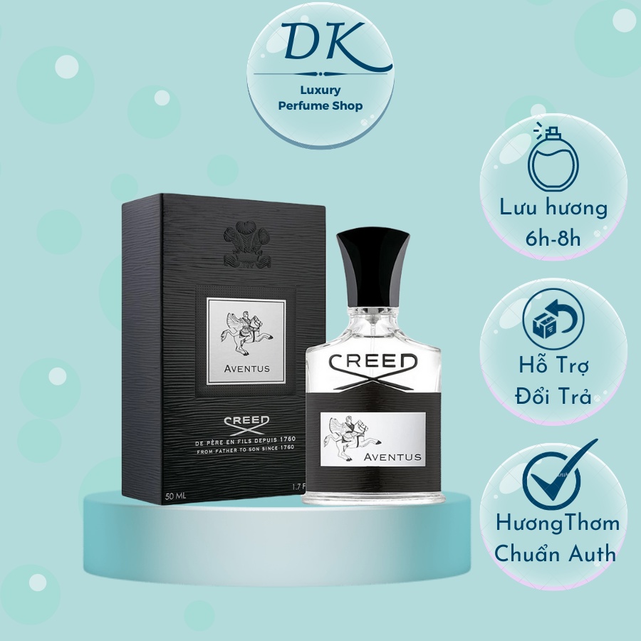 Nước hoa Nam Tính Creed Aventus mạnh mẽ đầy cuốn hút - Dầu thơm nam EDP dung tích 100ml lưu hương lâu