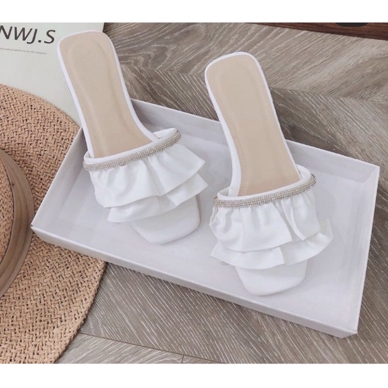 Dép bệt kiểu lạ xinh xắn bigsize 40-43 kèm hình thật shop chụp
