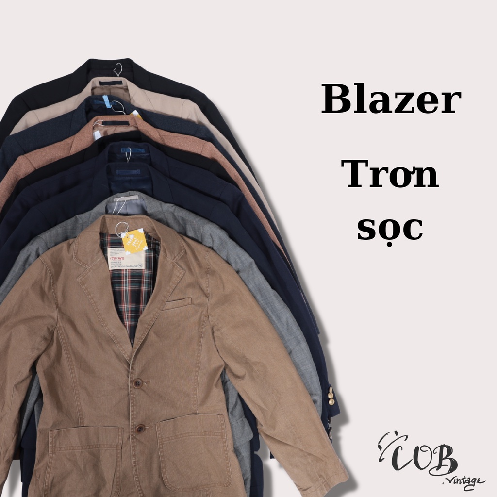 [ 50 mẫu ] Áo Vest / Blazer Trơn, Kẻ sọc oversize style,vintage, công sở Nhật,Hàn - secondhand (2hand) [𝐅𝐑𝐄𝐄 𝐒𝐇𝐈𝐏]