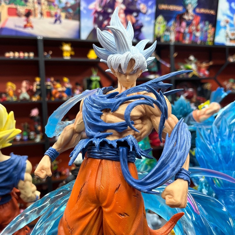ĐỒ CHƠI MÔ HÌNH NHÂN VẬT SON GOKU BẢN NĂNG VÔ CỰC VỚI HIỆU ỨNG ĐI KÈM NHÂN VẬT TRONG ANIME DRAGON BALL