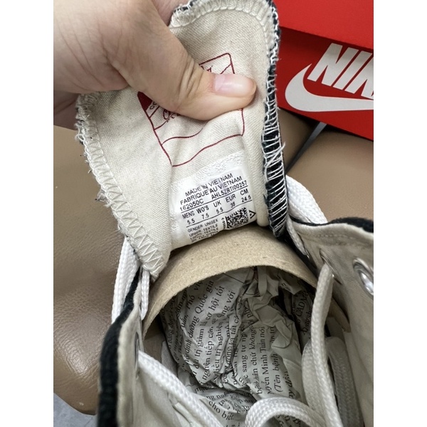 Giày thể thao chính hãng Converse 1970s Chuck Hi 2hand