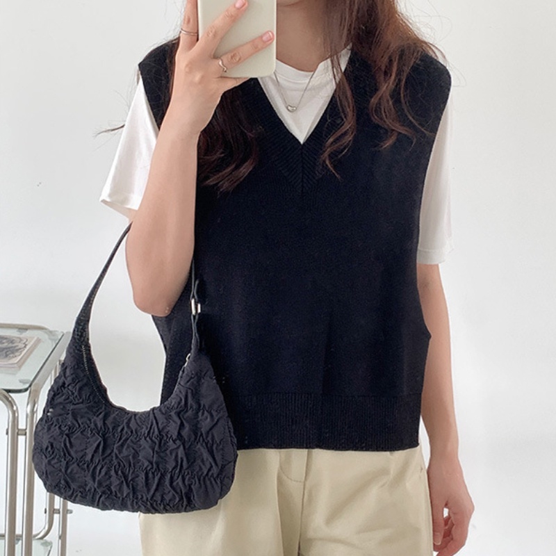 Túi Xách Hình Đám Mây Xếp Ly Xinh Xắn Hợp Thời Trang