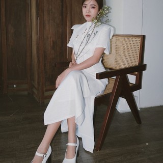 Sườn xám thắt nơ INTO.EIGHT thiết kế (Mai Dress)