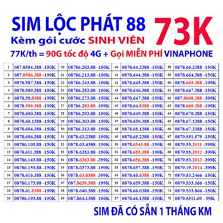 Sim Vina 10 số, gói cước trả trước Itelecom