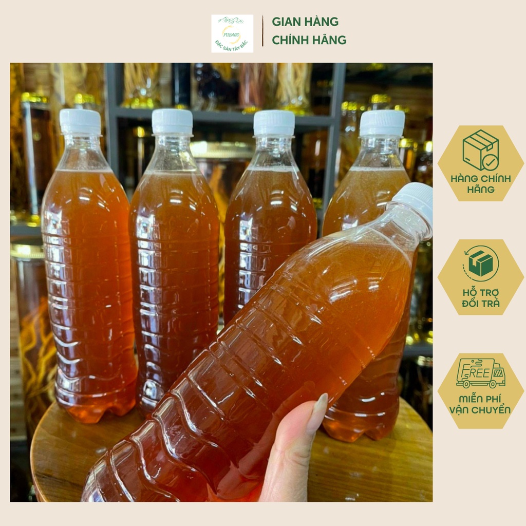 Mật Ong Khoái Rừng Điện Biên Nguyên Chất Thu Hoạch Tự Nhiên Chất Lượng Cao 1000ml