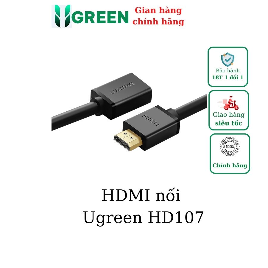 Cáp HDMI nối dài 2m - 5m Ugreen 10142 - 10146