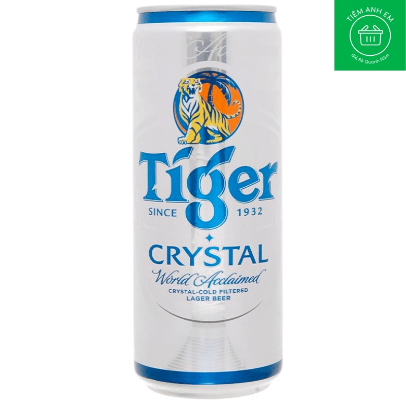Bia Tiger Crystal Lon Cao 330ml