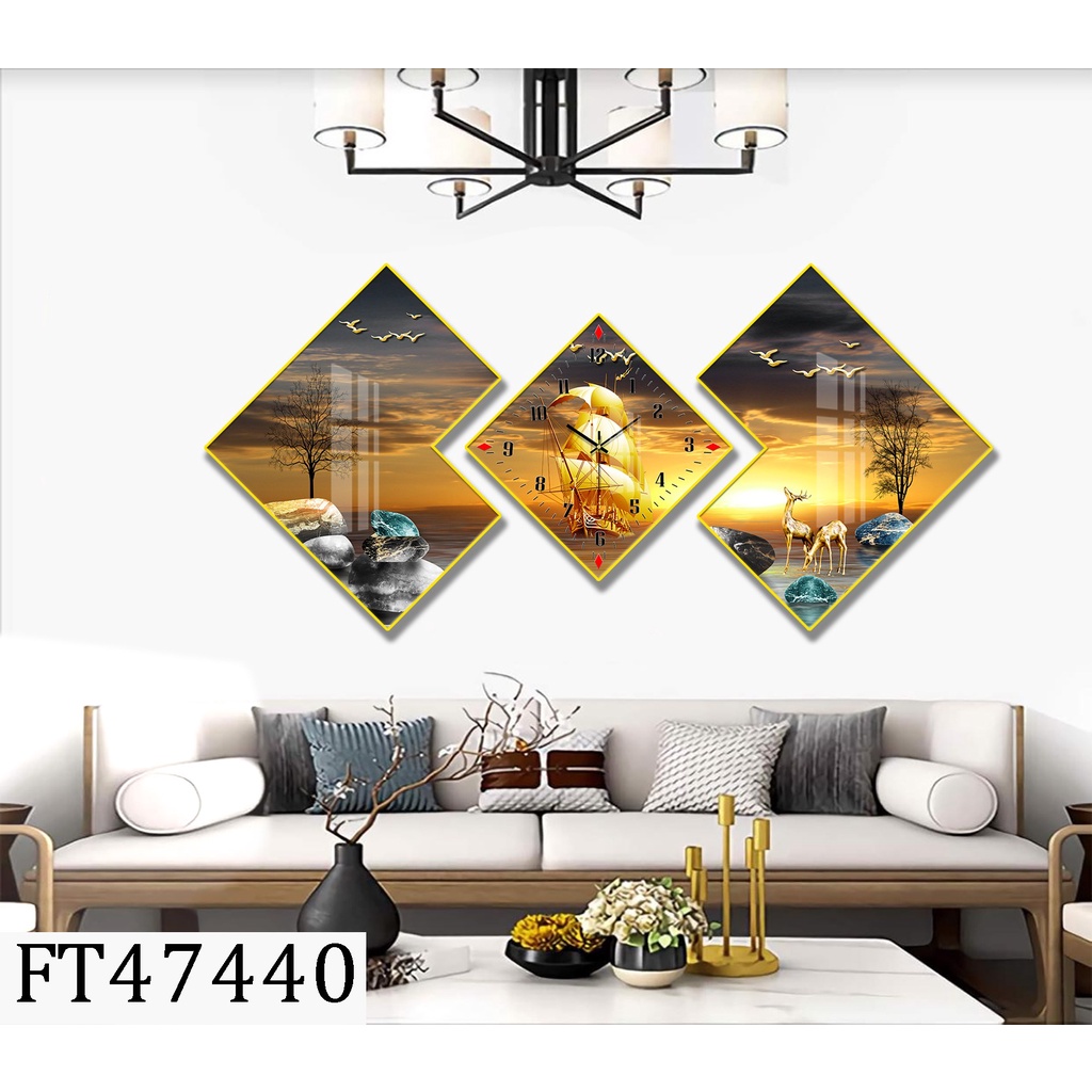 Tranh Tráng Gương Đối Xứng  - Simple House, Treo Tường/Trang Trí Phòng Khách, Decor Phòng Làm Việc/ Phòng Ngủ