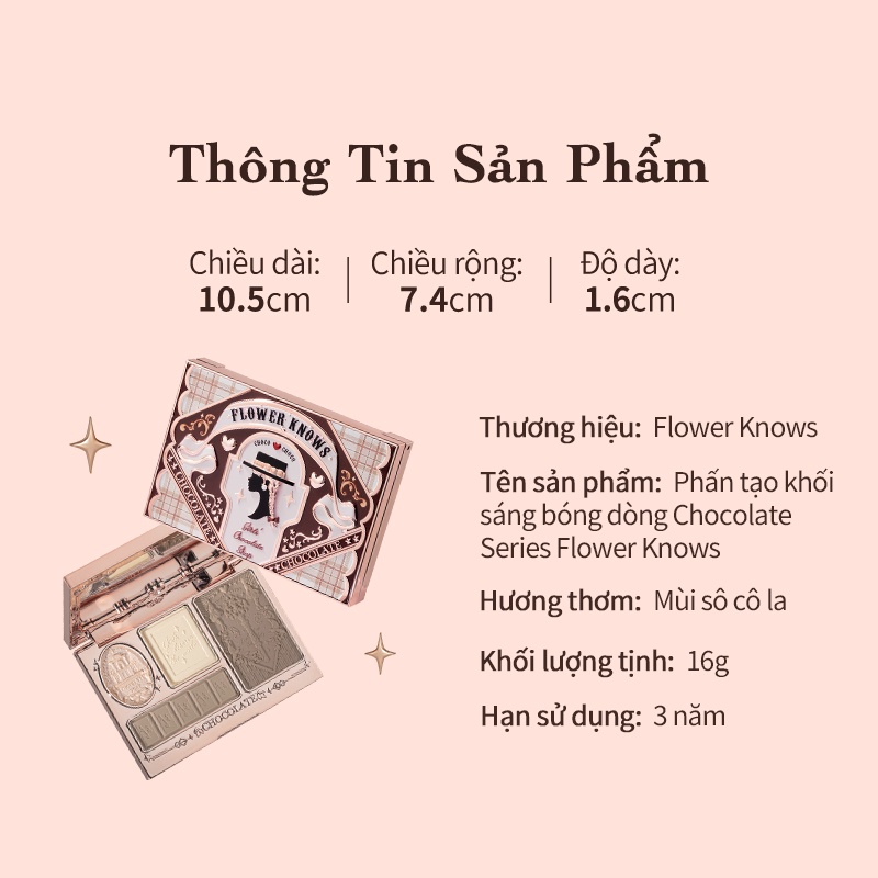 Phấn Bắt Sáng / Tạo Khối Hình Bông Hoa 16g