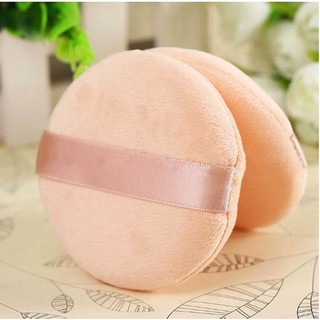 Bông Dặm Phấn Phủ , Phấn Nền , Bông Tán Phấn Tròn Dày Size 6cm