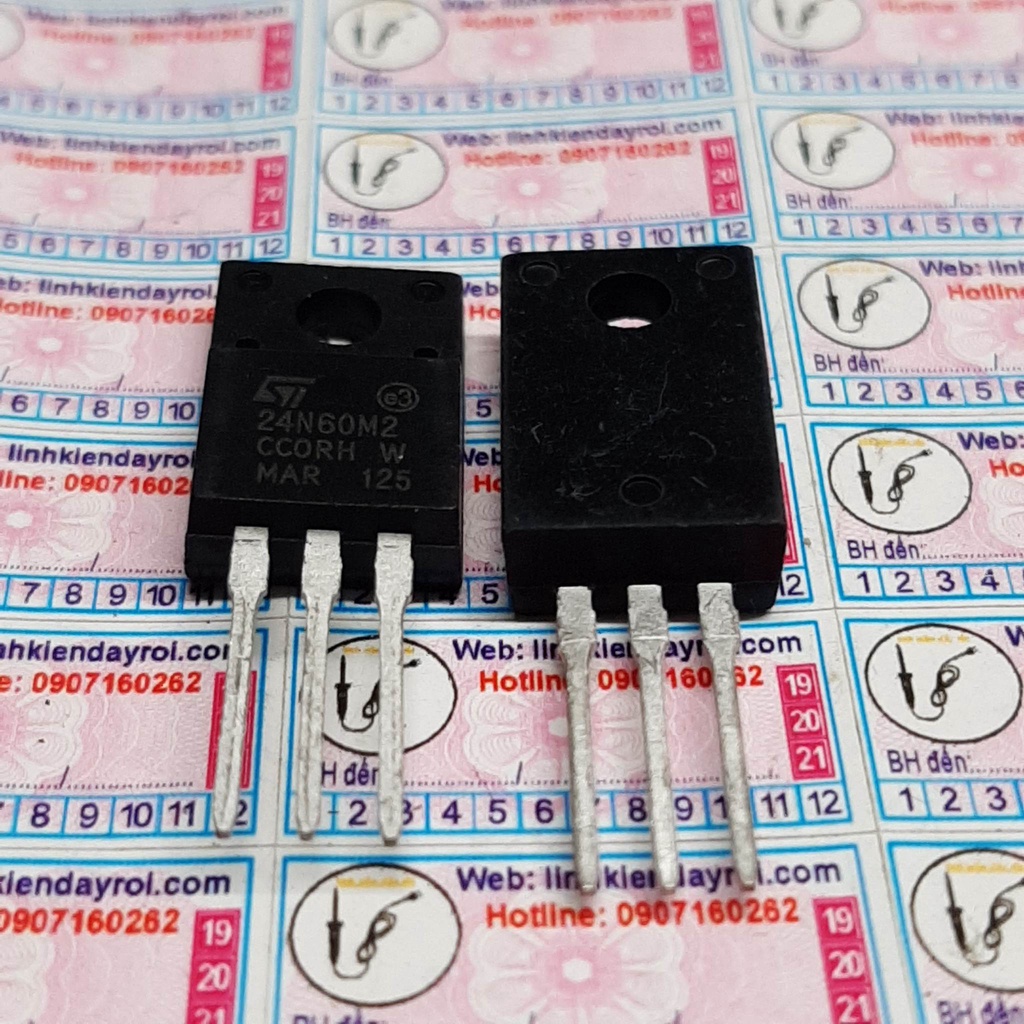 STF24N60M2 24N60M2 24N60M 24N60 MOSFET 600V 24A kênh N TO-220F