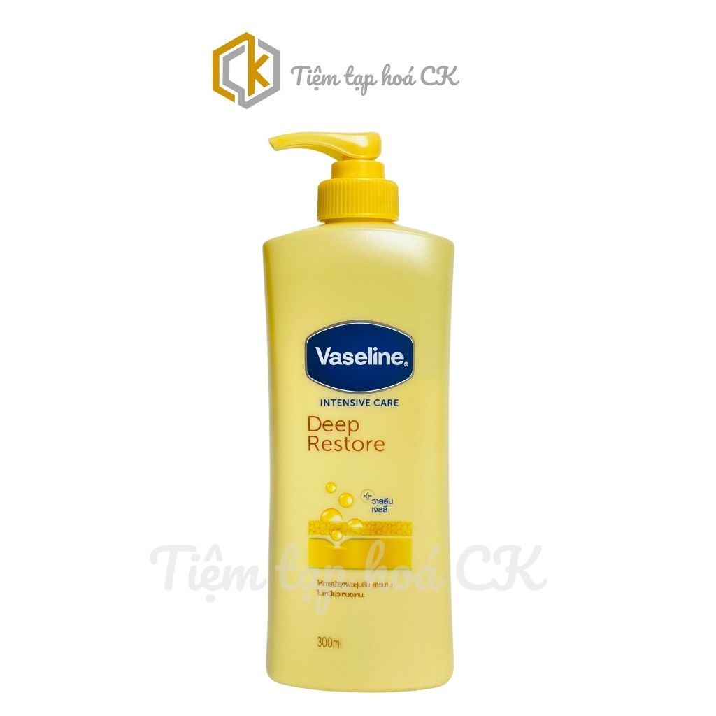 Dưỡng thể trắng da Vaseline Intensive Care Deep Restore 300ml Thái Lan