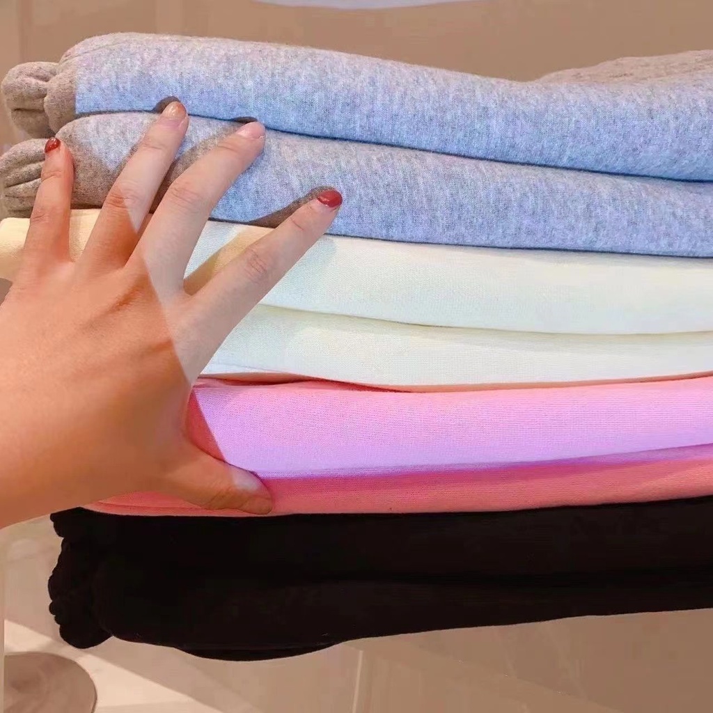 Quần Cotton Lót Lông Cừu Dày Dặn Thời Trang Thu Đông Cho Bé Gái We