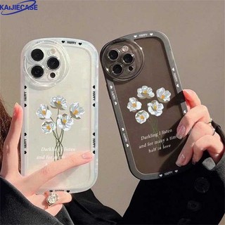 Ốp Điện Thoại Hình Hoa tulip Cho OPPO A57 2022 A15 A16 A16K A54 A53 A12 A5S A7 A3S A12E A31 A52 A83 A92 A37 F7 F9 A1K F1s