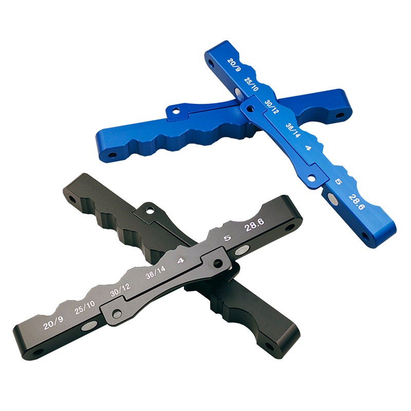 1 Phụ Kiện Cố Định Pê Đan Xe Đạp Bằng Hợp Kim Nhôm Màu Xanh Dương Tiện Dụng