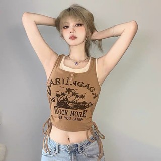 ÁO CROPTOP NÚT PHỐI REN BÈO BÈO TNC999